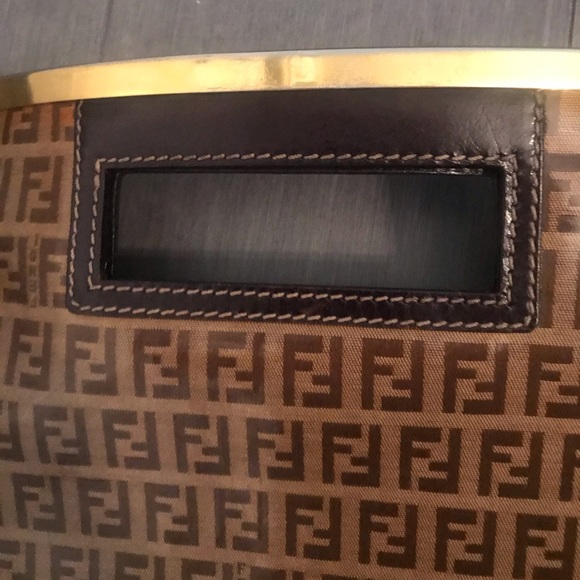 AUTHENTIC FENDI FF BAG 11” x 10.5” - Picture 13 of 13